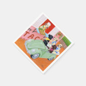 Taco Fun Labradors Serviette (Ecke)