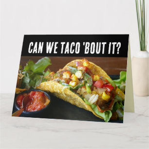 TACO FUNNY BIRTHDAY CARD CARD KARTE