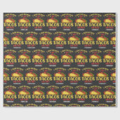 Taco Funny Sprichwort ich einfach wirklich wie Tac Geschenkpapier (Flach)