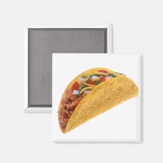 Taco für harte Muschel Magnet (Vorderseite/Rückseite)
