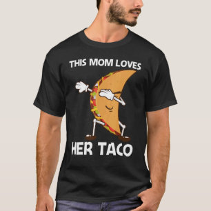 Taco für Mama Women Mexican Street Food Disc T-Shirt