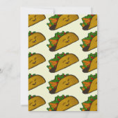 Taco-Geburtstags-Einladung Einladung (Rückseite)