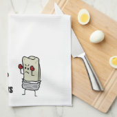 Taco gegen Burrito Handtuch (Viertel Falte)