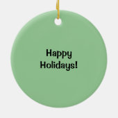 Taco gegen Burrito Keramikornament (Hinten)