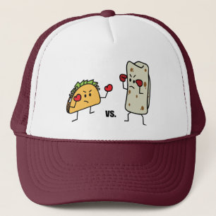 Taco gegen Burrito Truckerkappe