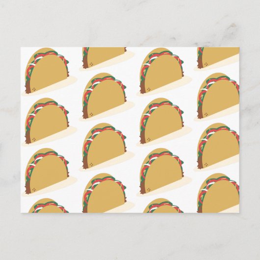 Taco Gender Reveal DIY Imitate Scratch Cards Ankündigungspostkarte (Rückseite)