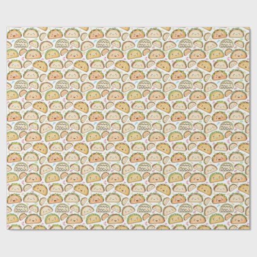 Taco Geschenkpapier (Flach)
