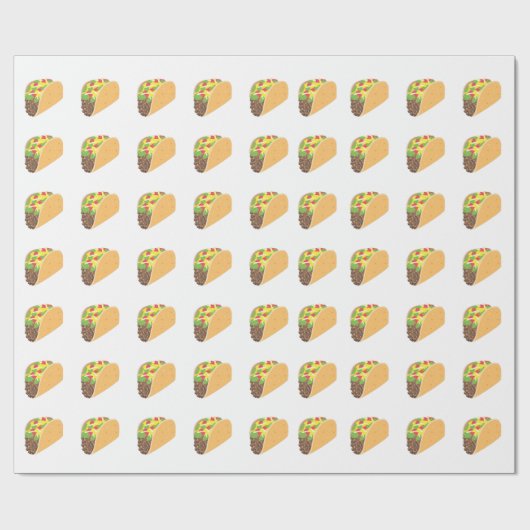 Taco Geschenkpapier (Flach)