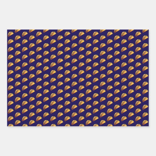 Taco Geschenkpapier Set (Vorderseite)