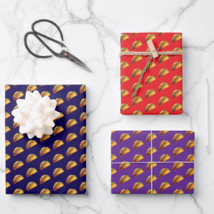 Taco Geschenkpapier Set
