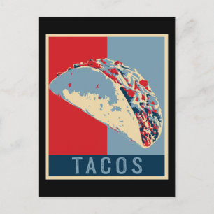 Taco Gift Women Mexiko Food Cinco De Mayo Postkarte