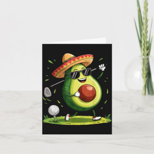 Taco-Golfer Cinco de Mayo mexikanischer Golfer Ess Karte