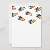 Taco Graduierungsparty Einladung, Funny Abschluss Einladung (Rückseite)