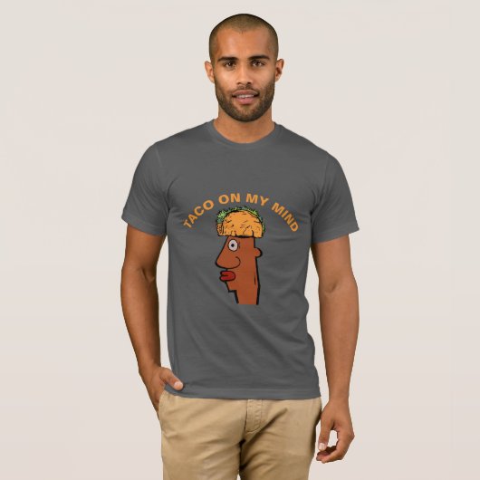 Taco Head, Text bearbeiten, T-Shirt (Vorne ganz)