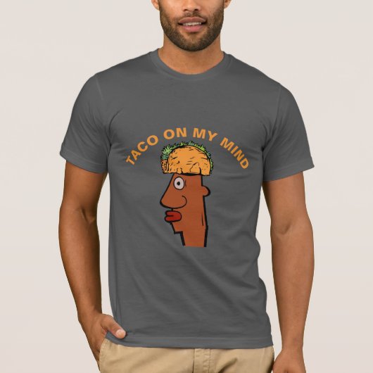 Taco Head, Text bearbeiten, T-Shirt (Vorderseite)