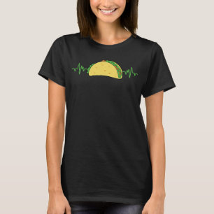 Taco Heartbeat Mexiko Mexiko Nahrungsmittel Kinder T-Shirt