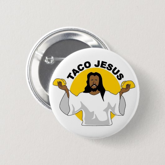 Taco-Jesus-Button Button (Vorne & Hinten)