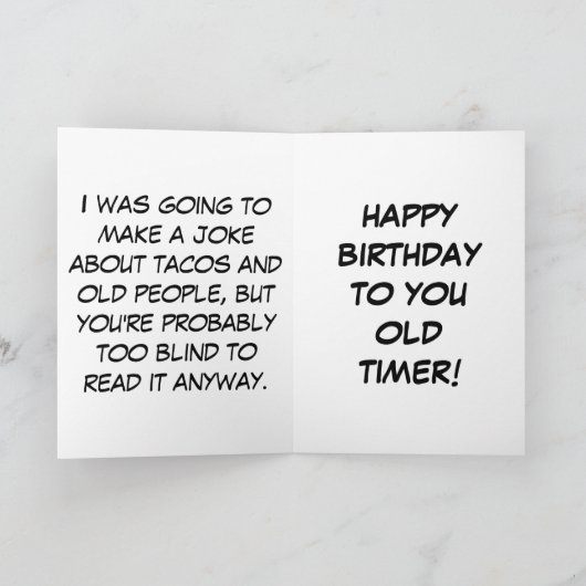 Taco-Kampf alt Karte (Innenseite)