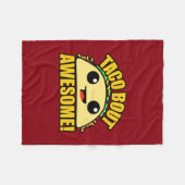 Taco-Kampf fantastisch Fleecedecke (Vorderseite (Horizontal))