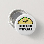Taco-'Kampf fantastisches II Button (Vorne & Hinten)