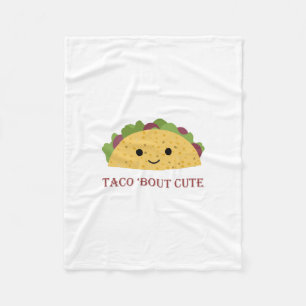 Taco-Kampf niedlicher Kawaii Taco Fleecedecke