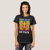 Taco Karo Out My Six Pack Taco Gym Mexican Worksho T-Shirt (Vorne ganz)