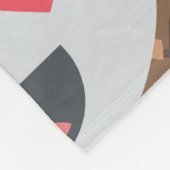 Taco-Katze-Emoji-Decke Fleecedecke (Ecke)