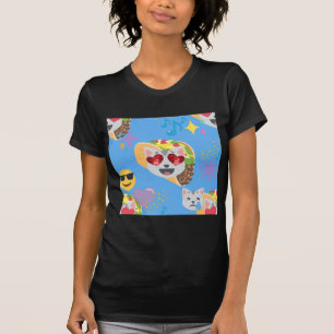 Taco-Katze-Emoji T-Shirt