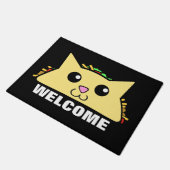 Taco-Katze Fußmatte (Schrägansicht)