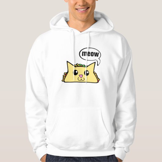 Taco-Katze Hoodie (Vorderseite)