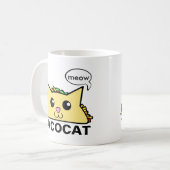 Taco-Katze Kaffeetasse (Vorderseite Links)