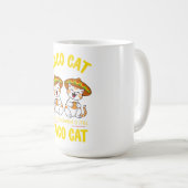 Taco Katze rückwärts geschrieben ist immer noch Ta Kaffeetasse (VorderseiteRechts)