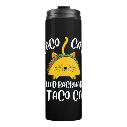 Taco Katze Thermosbecher (Vorderseite)