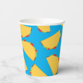 Taco Kindergeburtstag Party Mexikanisch Pappbecher (Rückseite)