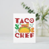 Taco Koch Taco Truck Postkarte (Stehend Vorderseite)