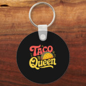 Taco-Königin  Schlüsselanhänger (Vorderseite)