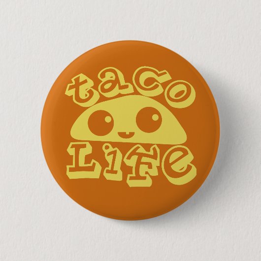 Taco-Leben Button (Vorderseite)