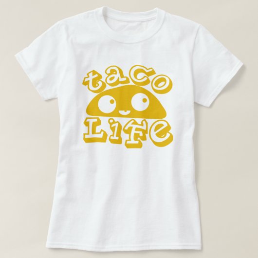 Taco-Leben T-Shirt (Design vorne)