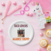 Taco-Liebhaber gegen Trumpf-Papier-Teller Pappteller (Party)
