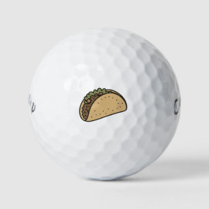 Taco-Liebhaber Humor Neuheit Foodie Golfball