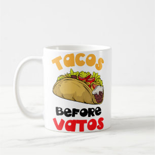 Taco-Liebhaber Tacos vor Jungs Kaffeetasse