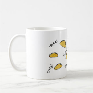 Taco-Liebhaber-Tasse, Illustration Kaffeetasse