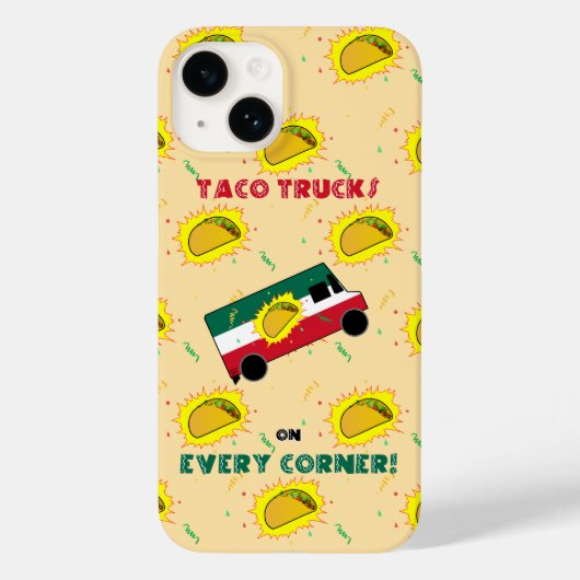 Taco LKW an jeder Ecke Case-Mate iPhone Hülle (Rückseite)