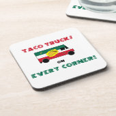 Taco LKW an jeder Ecke Getränkeuntersetzer (Linke Seite)