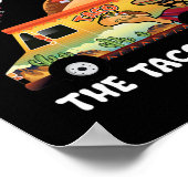 Taco LKW Essen ich genieße lange Spaziergänge zum  Poster (Ecke)