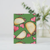 Taco Lover Postkarte (Stehend Vorderseite)