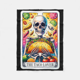 Taco Lover Tarot Card Taco Dienstag Cinco De Ma Fleecedecke