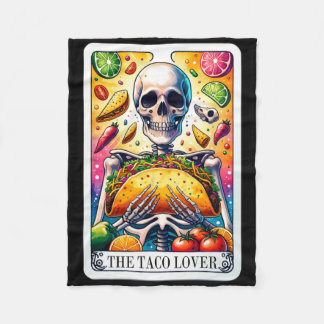 Taco Lover Tarot Card Taco Dienstag Cinco De Ma Fleecedecke