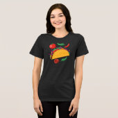 Taco Lover Tri-Blend Shirt (Vorderseite voll)