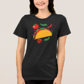 Taco Lover Tri-Blend Shirt (Vorderseite)